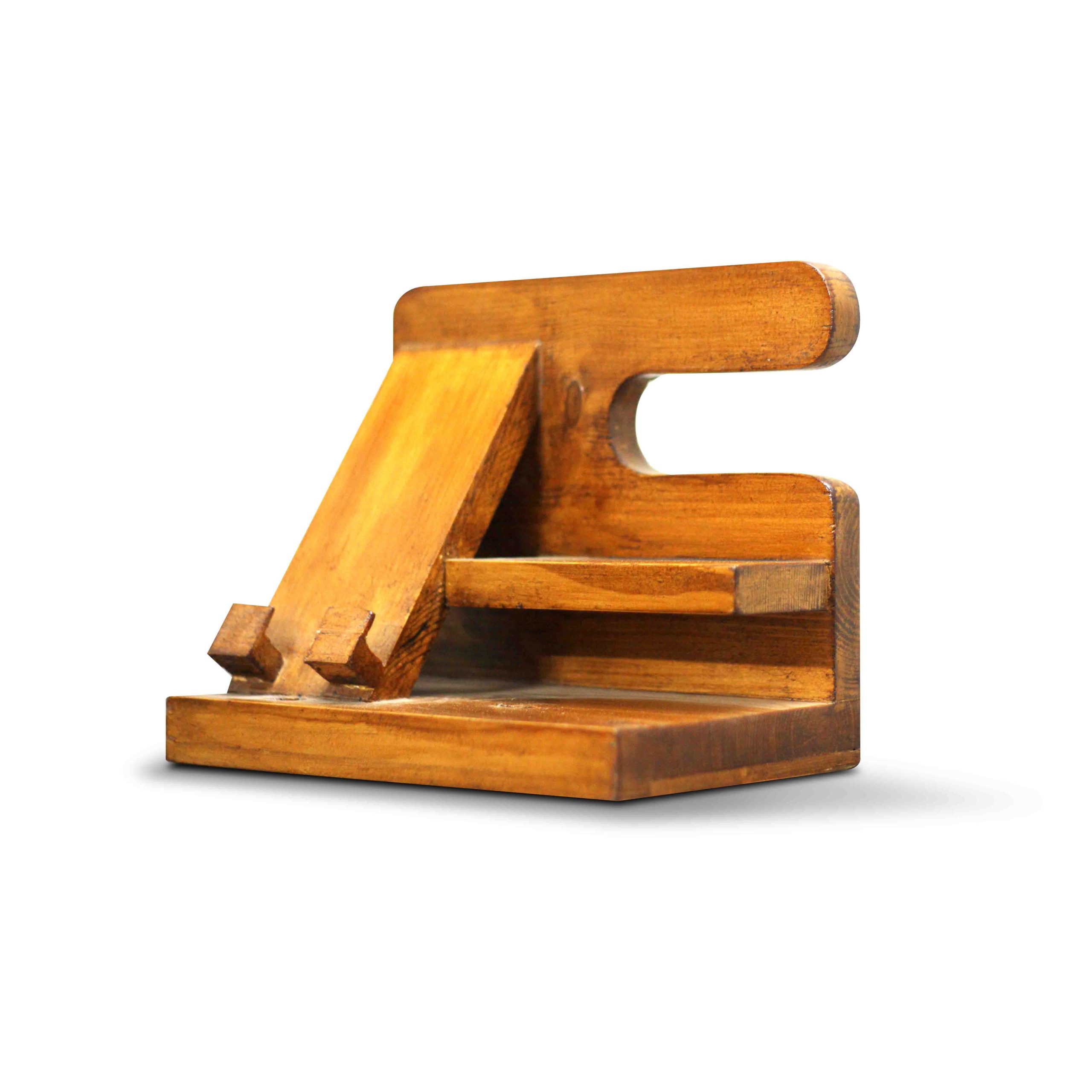 Phone Docking Station – Brown – Simplify Your Life with The Best Phone Docking Station by Karachi Woods!